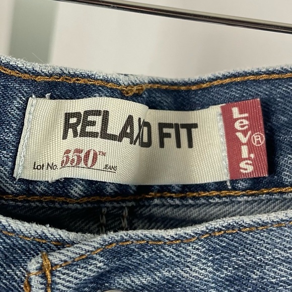 Levi's 550 Size 36 X 32 Straight Leg Retro Jeans Rugged Cotton Baggy - Picture 3 of 7